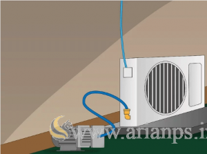 قسمت سوم: کامل کردن نصب کولر گازی اسپلیت  