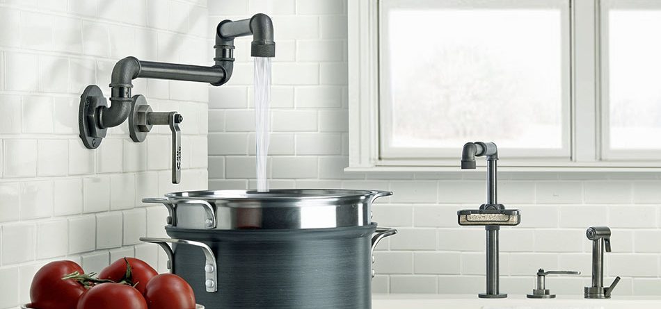 Faucet design Elan Vital Collection by Watermark Design - چگونه شیرآلات مناسب برای آشپزخانه و سرویس بهداشتی انتخاب کنیم؟ - آرین پادرا صنعت